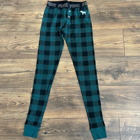 ✨PINK Victoria’s Secret Thermal Pajama Pants XS - Picture 1 of 2